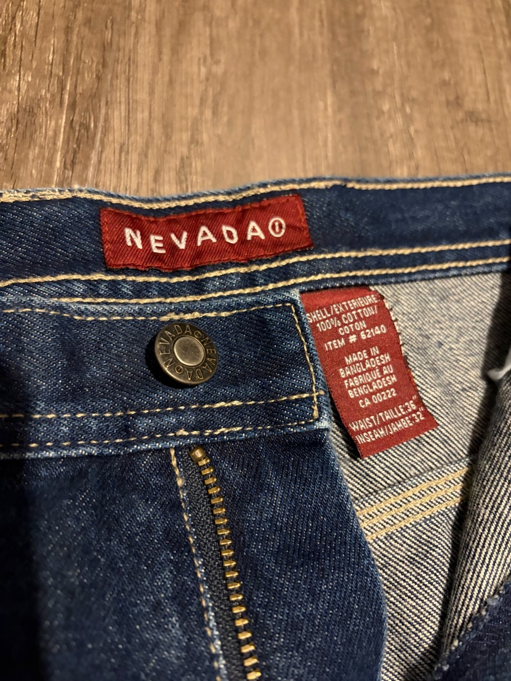 Nevada Baggy men’s faded dark blue carpenter jeans - Picture 5 of 5